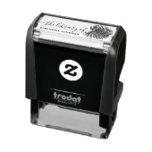 Elegantes Tropical Palm Leaf Custom Library Book Permastempel (Produkt)