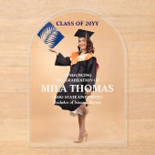 Elegantes Tropical Verlass Abschluss Foto Acryl in Acryleinladungen (Vorderseite)