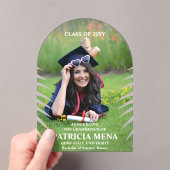 Elegantes Tropical Verlass Abschluss Foto Acryleinladungen (Insitu (Handheld))