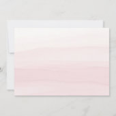 Elegantes tropisches Brautparty Einladung (Rückseite)