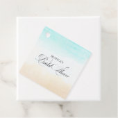 Elegantes tropisches Brautparty Geschenkanhänger (Beispiel)