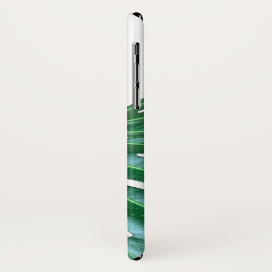 Elegantes tropisches Dschungelblatt aus Palmblätte Case-Mate iPhone Hülle (Hinten/Links)