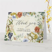 elegantes tropisches Foto mit Blumenkarte Karte (Gelbe Blume)