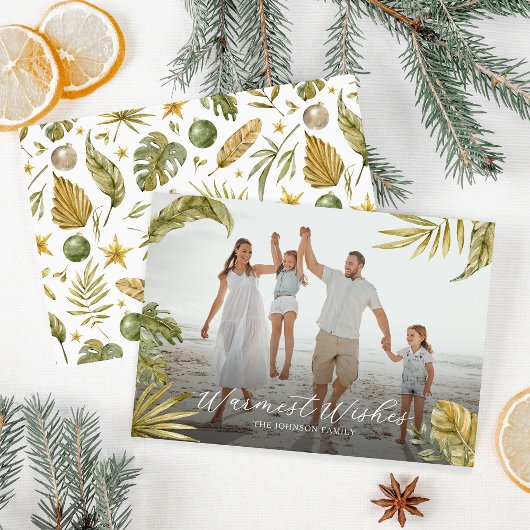 Elegantes tropisches Foto Weihnachten