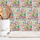 Elegantes tropisches Muster Fliese