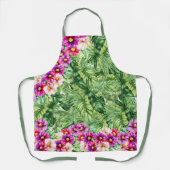 Elegantes tropisches Muster Schürze (Vorderseite)