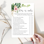 Elegantes tropisches Spiel über oder unter dem Bra