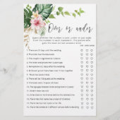 Elegantes tropisches Spiel über oder unter dem Bra (Vorderseite)