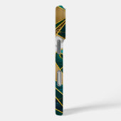 Elegantes, türkisfarbenes Imitat Case-Mate iPhone Hülle (Rückseite / Rechts)