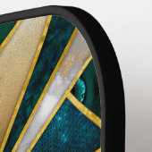 Elegantes, türkisfarbenes Imitat Pickleball Schläger (Linke Seite)