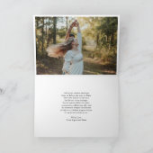 Elegantes Typografie-Foto Moderne Weihnachten (Innenseite)