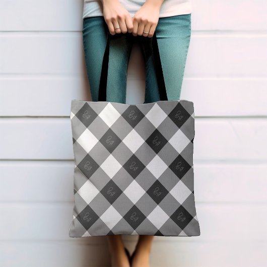 Elegantes, überprüftes Muster Tasche