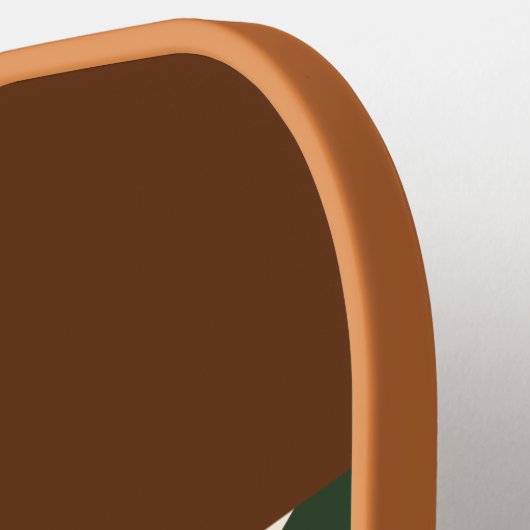 Elegantes überprüftes Personalisiertes Monogramm Pickleball Schläger (Linke Seite)