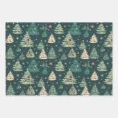 Elegantes und altes Weihnachtswrapping Sheets Set Geschenkpapier Set (Vorderseite 2)