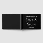 Elegantes und angesehenes Gästebuch zur Beerdigung (Voll)