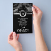 Elegantes und berufliches Auto mit Angaben zum Fly Flyer (Handgriff)