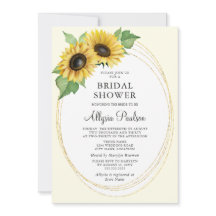 Elegantes und einfaches Brautparty mit Sonnenblume