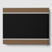 Elegantes und einfaches Gästebuch (Rückseite)