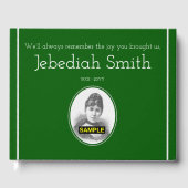 Elegantes und einfaches Gästebuch (Vorderseite)