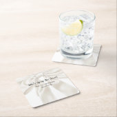 Elegantes und einfaches Thema Rechteckiger Pappuntersetzer (Vor Ort)