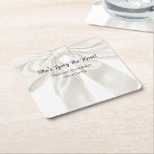 Elegantes und einfaches Thema Rechteckiger Pappuntersetzer (angewinkelt)