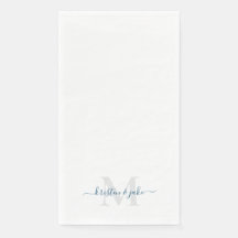 Elegantes und einfaches Türkis-Monogramm-Swash