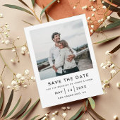 Elegantes und einfaches Weeding Save the Date Einladungspostkarte
