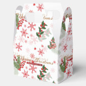 Elegantes und einfaches Weihnachtsmuster Geschenkschachtel (Geöffnet)