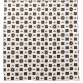 Elegantes und elegantes Design Duschvorhang (Vorderseite)
