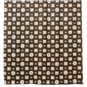 Elegantes und elegantes Design Duschvorhang (Vorderseite)