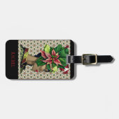 Elegantes und exotisches tropisches Gefühl Gepäckm Gepäckanhänger (Vorderseite horizontal)