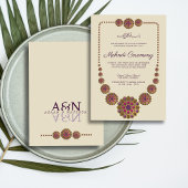 Elegantes und florales geometrisches Muster islami Einladung