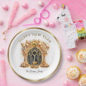 Elegantes und Gold Silvester Party Pappteller (Party)