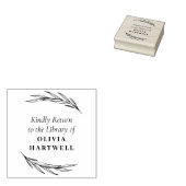 Elegantes und klassisches Buch Gummistempel (Stempel)