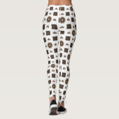 Elegantes und klassisches Muster Leggings (Rückseite)