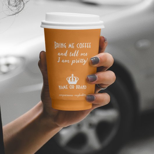 Elegantes und lustiges Personalisiertes Ereignis Pappbecher