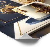 Elegantes und luxuriöses Cake Design Poster (Ecke)