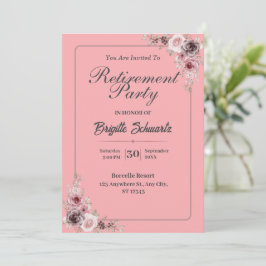 Elegantes und Minialistisches Party für die Alters Feiertagskarte