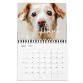 Elegantes und modernes Foto 2026 Kalender (Mär 2027)