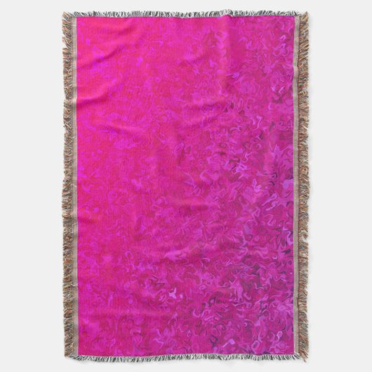 Elegantes und modernes fuschia-rosa abstraktes Mus Decke (Vorderseite Vertikal)