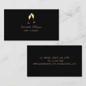 Elegantes und modernes Glas Visitenkarte (Vorne/Hinten)