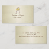 Elegantes und modernes Glas Visitenkarte (Vorne/Hinten)