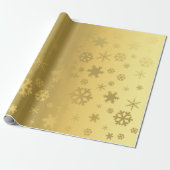 Elegantes und modernes Gold Weihnachtsgeschenk-Mus Geschenkpapier (Ungerollt)