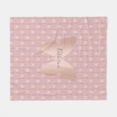 Elegantes und modernes Goldschmetterlingdesign der Fleecedecke (Vorderseite (Horizontal))