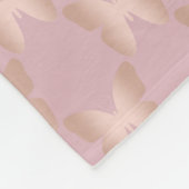 Elegantes und modernes Goldschmetterlingdesign der Fleecedecke (Ecke)