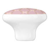 Elegantes und modernes Goldschmetterlingdesign der Keramikknauf (Seitenansicht)