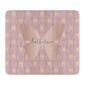 Elegantes und modernes Goldschmetterlingdesign der Schneidebrett (Vorderseite)