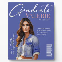 ✨ Elegantes und Modernes Graduate Foto Plaque