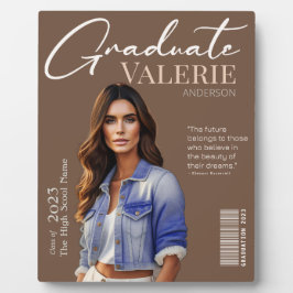 ✨ Elegantes und Modernes Graduate Foto Plaque Fotoplatte