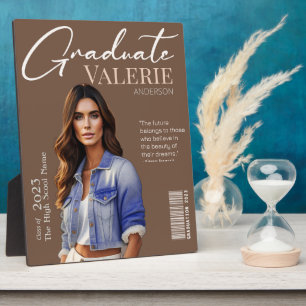 ✨ Elegantes und Modernes Graduate Foto Plaque Fotoplatte